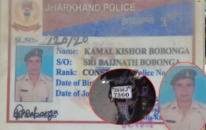  सरायकेला : ड्यूटी आ रहे आरक्षी की सड़क हादसे में मौत, हंसाउड़ी पेट्रोल पंप के पास अज्ञात वाहन ने मारी टक्कर, मौके पर मौत